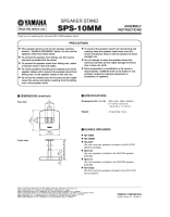 Yamaha SPS-10-MM - Owners Manual